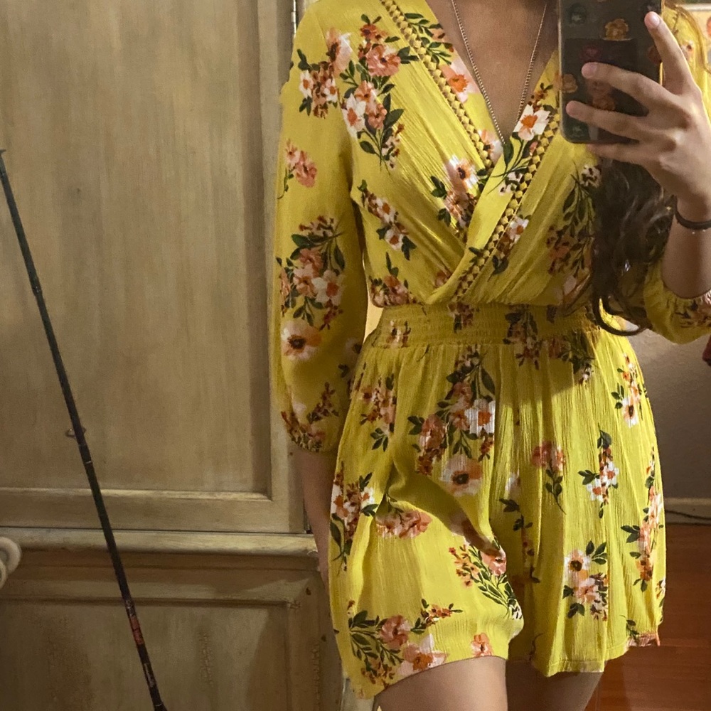 Yellow romper